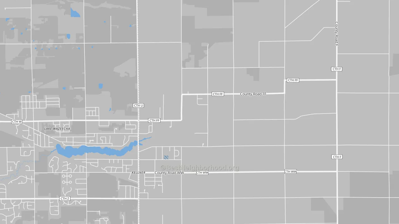 Transit Grade map of Kellner, WI