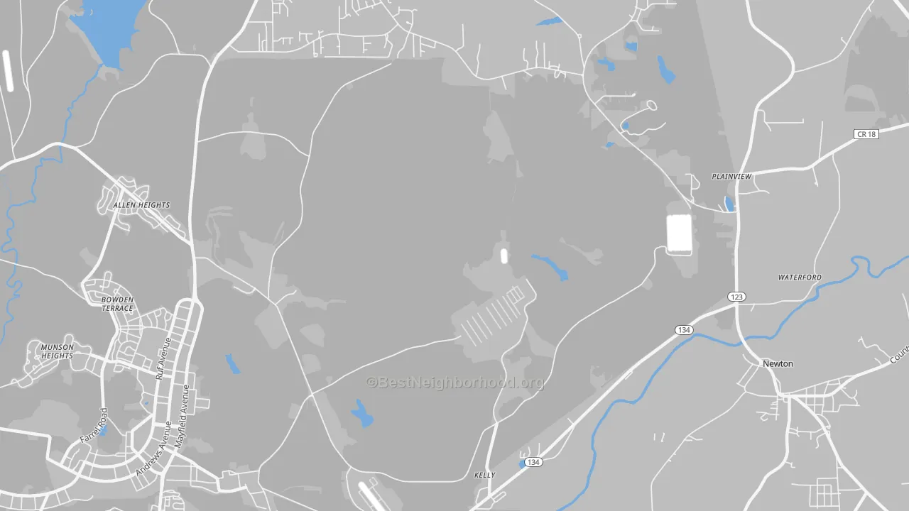Transit Grade map of Kelly, AL