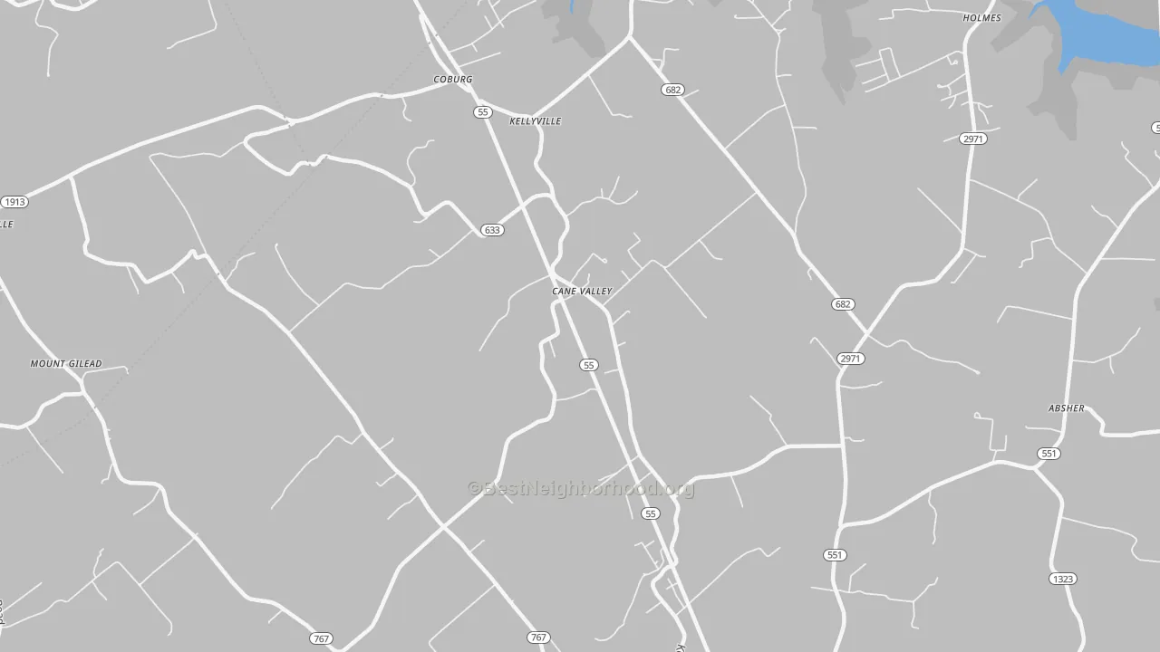 Transit Grade map of Kellyville, KY
