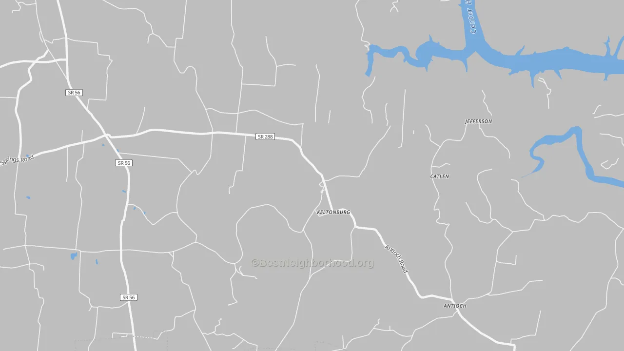 Transit Grade map of Keltonburg, TN