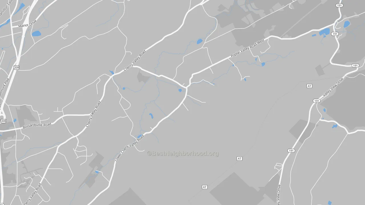 Transit Grade map of Kemmererville, PA
