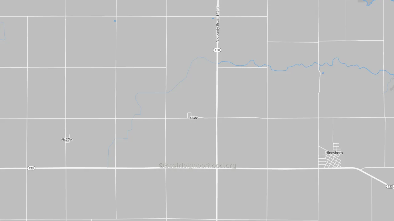 Transit Grade map of Kemp, IL