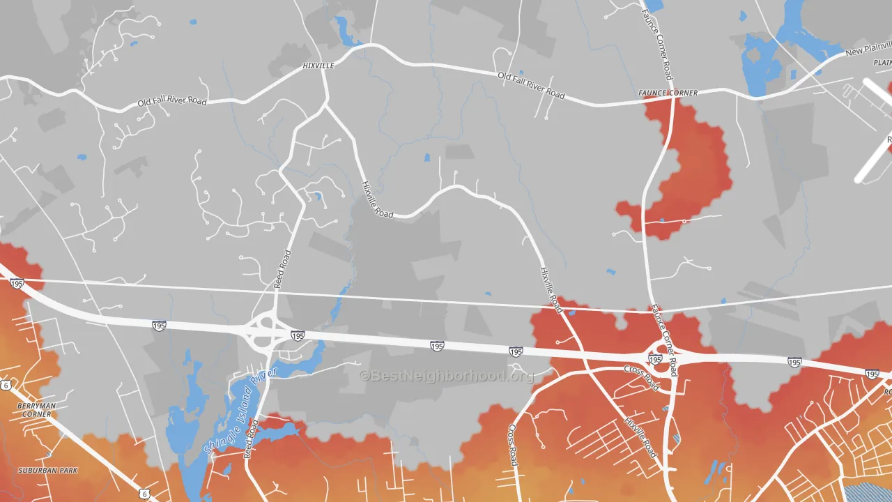 Transit Grade map of Kempton Croft, MA