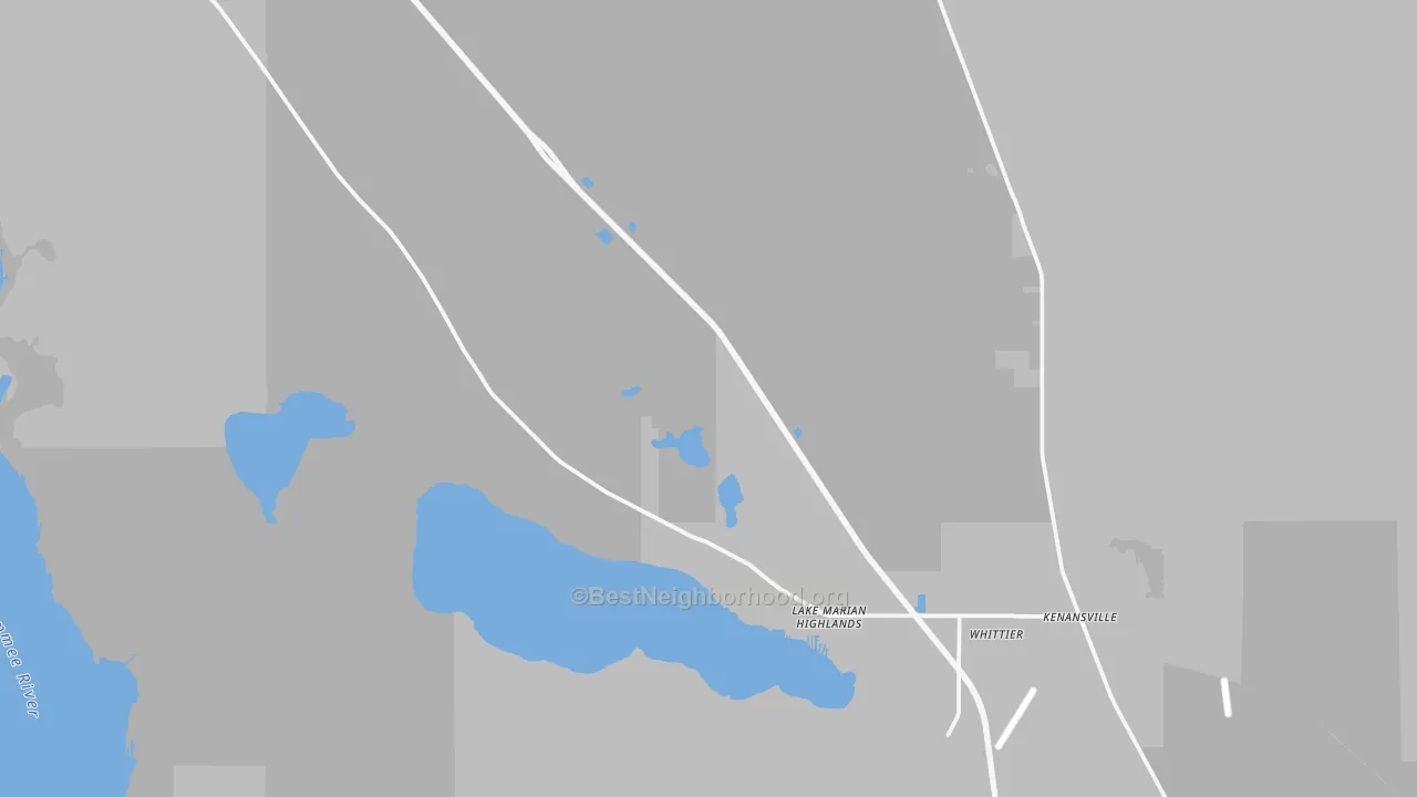 Transit Grade map of Kenansville, FL
