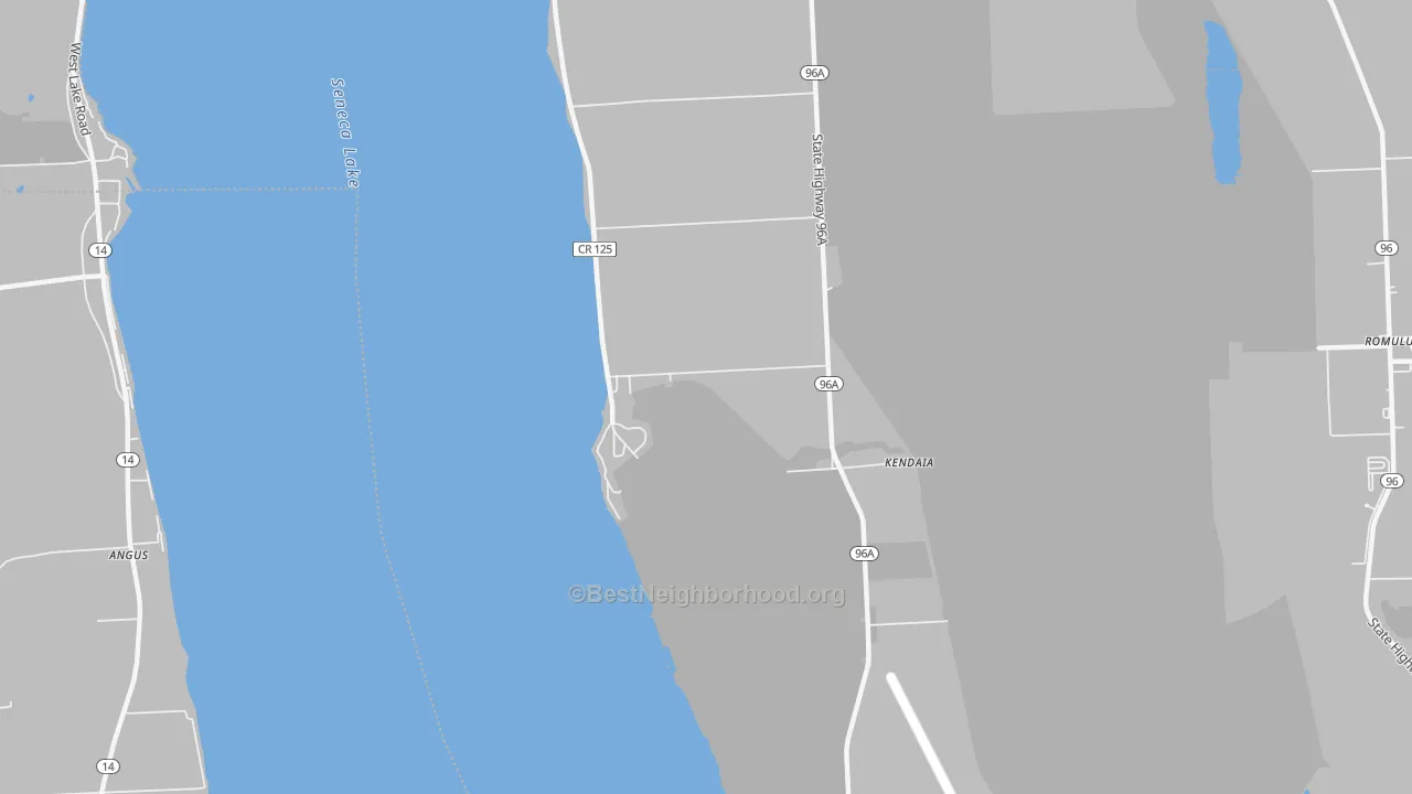 Transit Grade map of Kendaia, NY