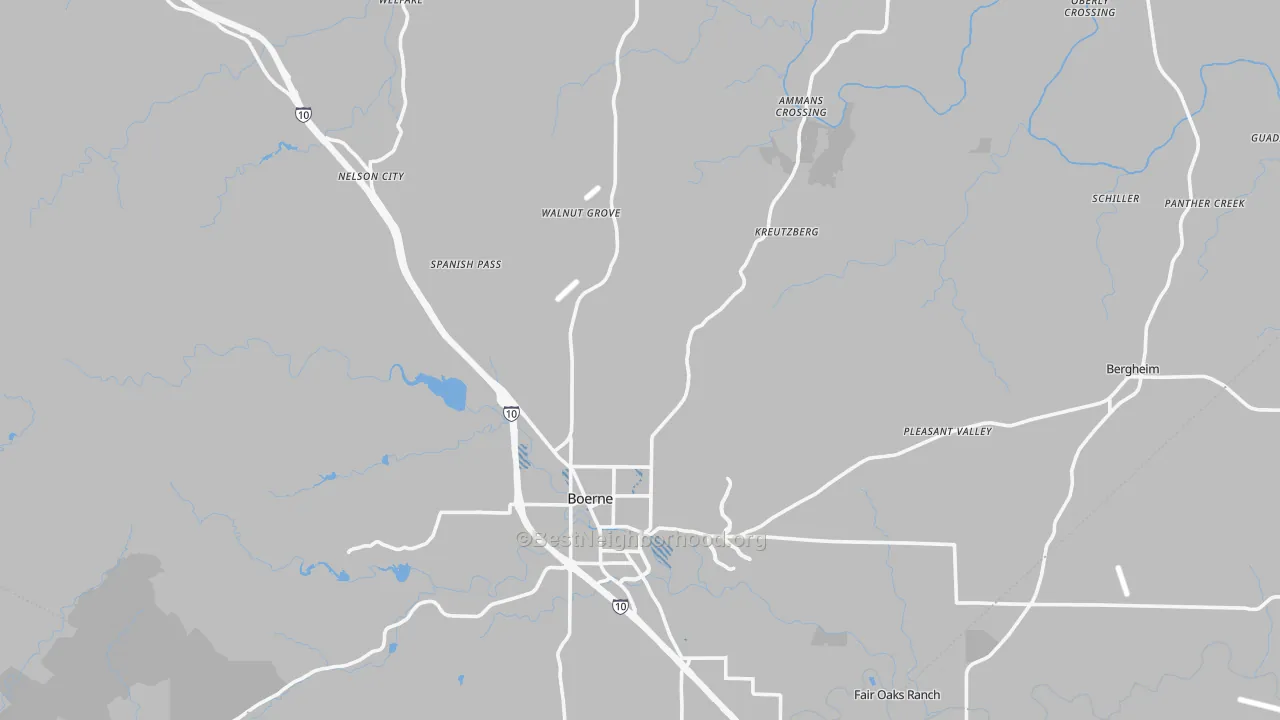 Transit Grade map of Kendall County, TX