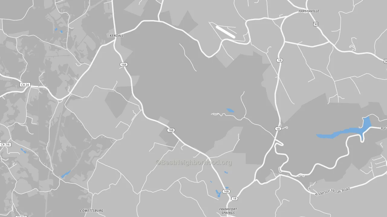 Transit Grade map of Kendall, PA