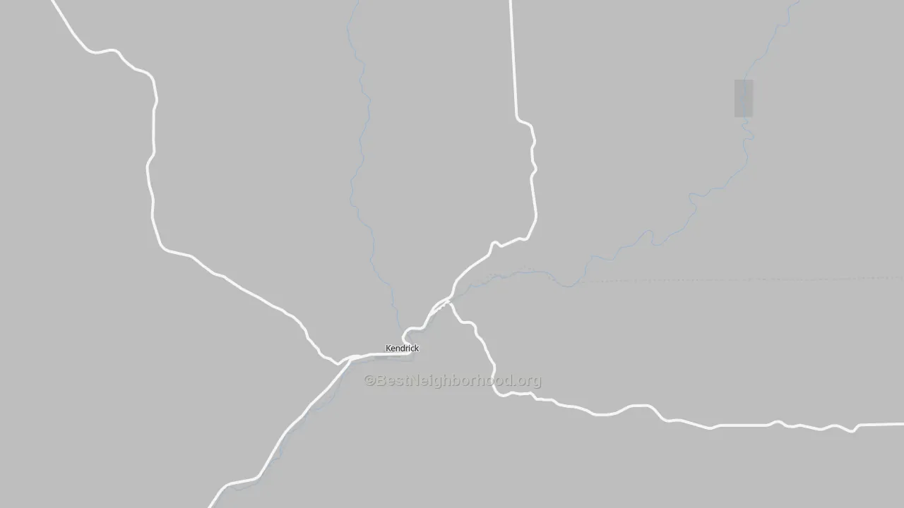 Transit Grade map of Kendrick, ID