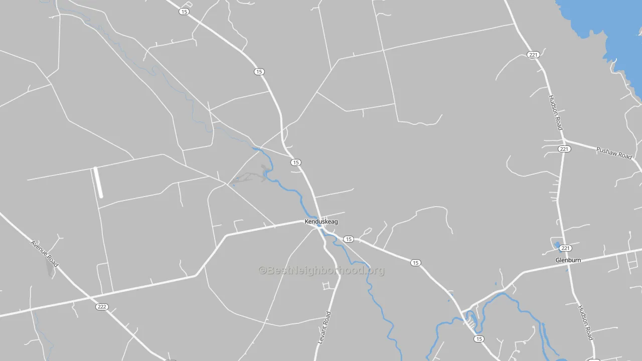 Transit Grade map of Kenduskeag, ME