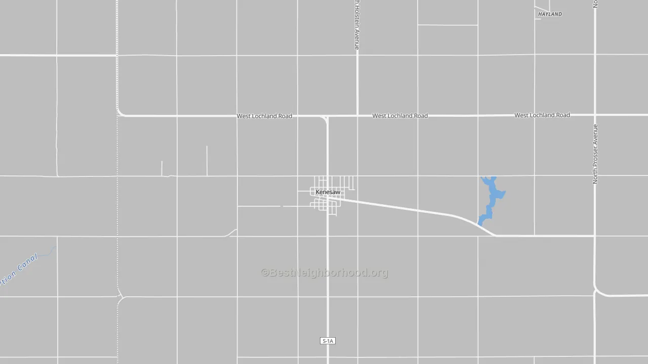 Transit Grade map of Kenesaw, NE