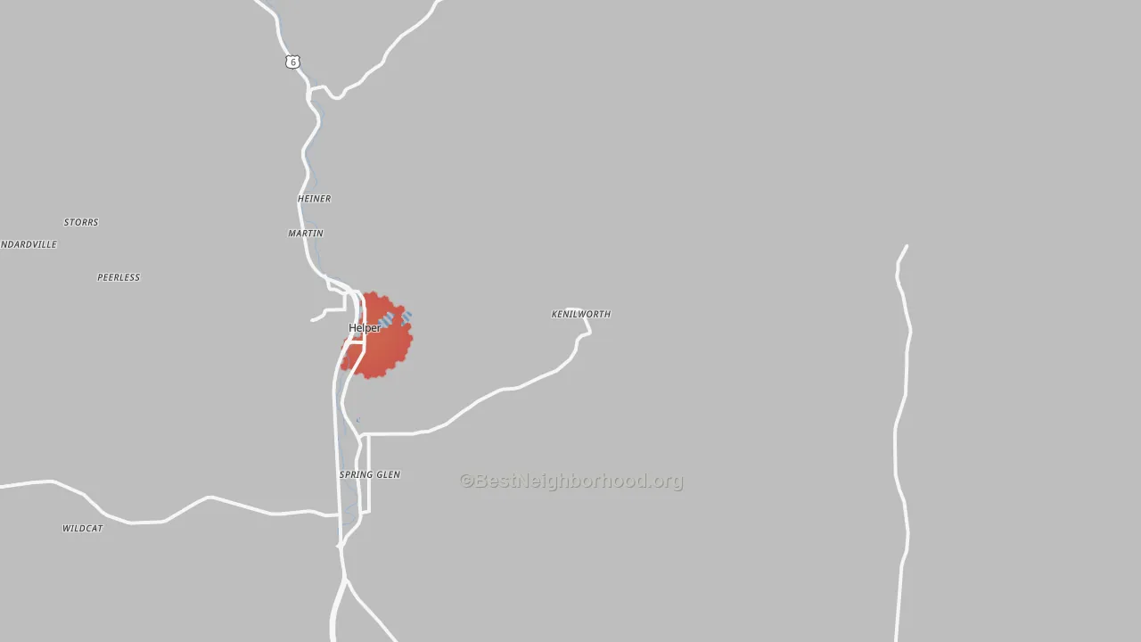 Transit Grade map of Kenilworth, UT