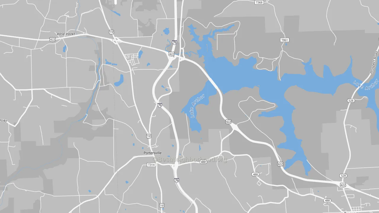 Transit Grade map of Kennedy Mill, PA