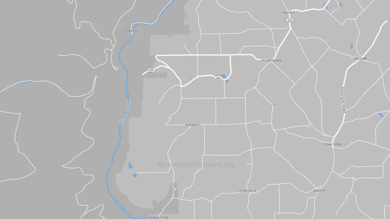 Transit Grade map of Kennedy, PA