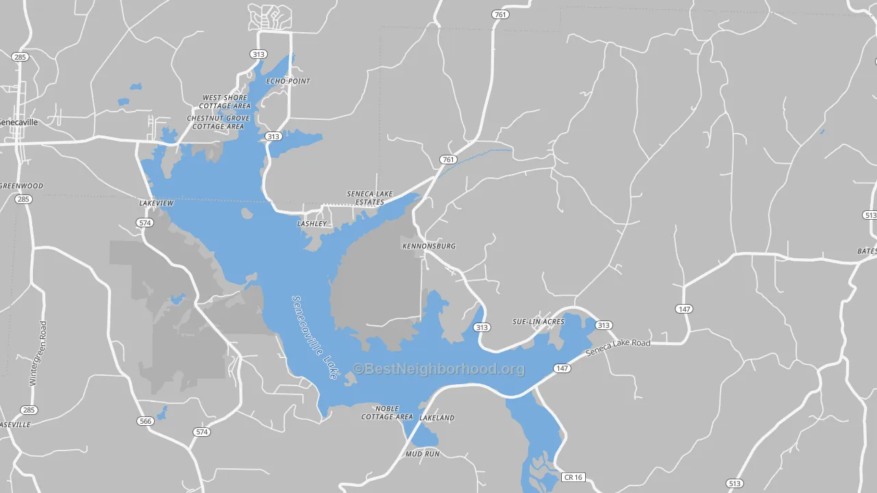 Transit Grade map of Kennonsburg, OH
