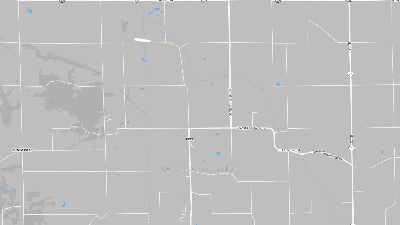 Transit Grade map of Kent, IL