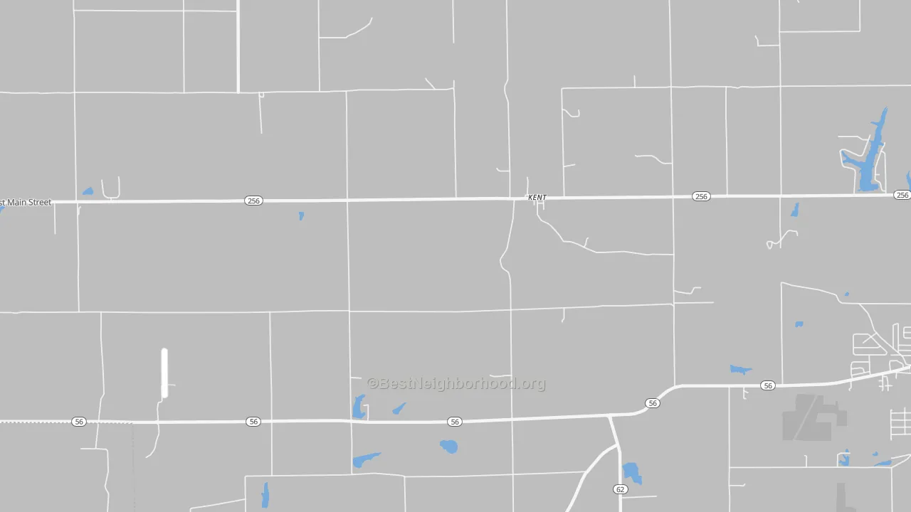 Transit Grade map of Kent, IN