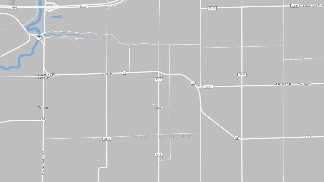 Transit Grade map of Kent, NY