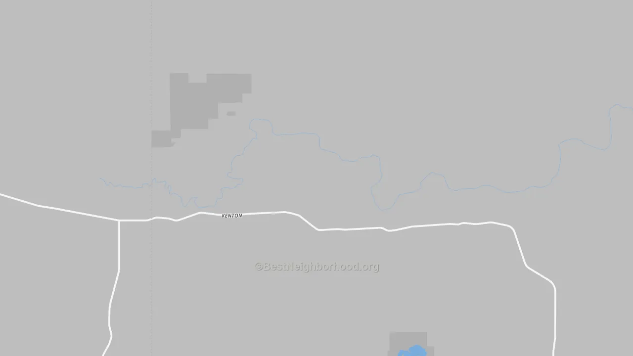Transit Grade map of Kenton, OK