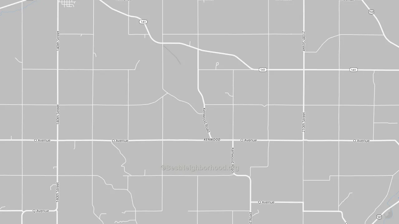 Transit Grade map of Kenwood, IA