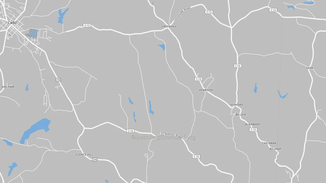 Transit Grade map of Kenwood, OH