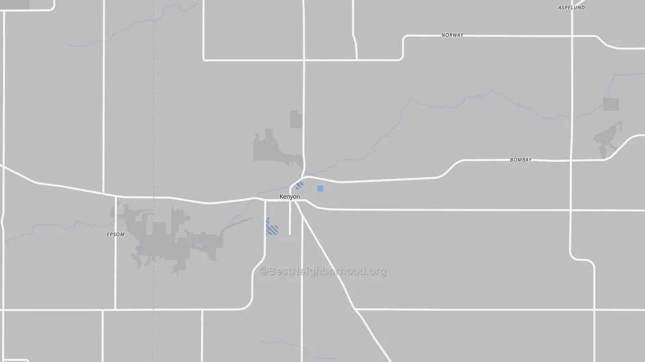 Transit Grade map of Kenyon, MN