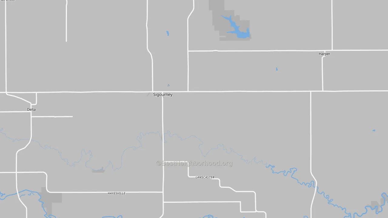 Transit Grade map of Keokuk County, IA