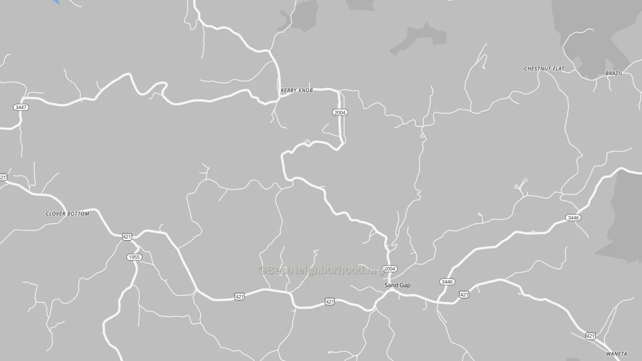 Transit Grade map of Kerby Knob, KY