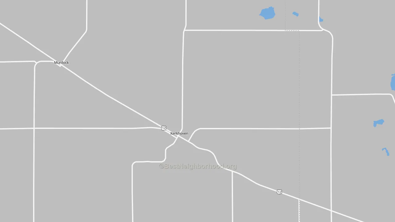Transit Grade map of Kerkhoven, MN
