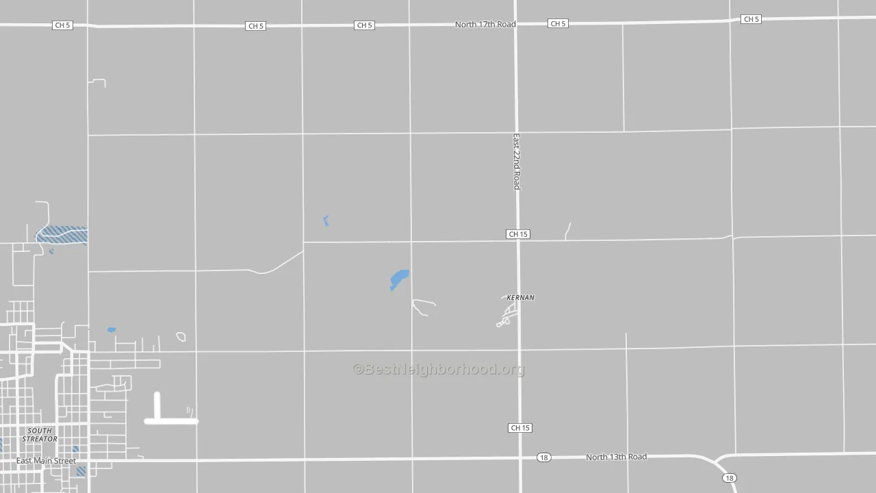 Transit Grade map of Kernan, IL