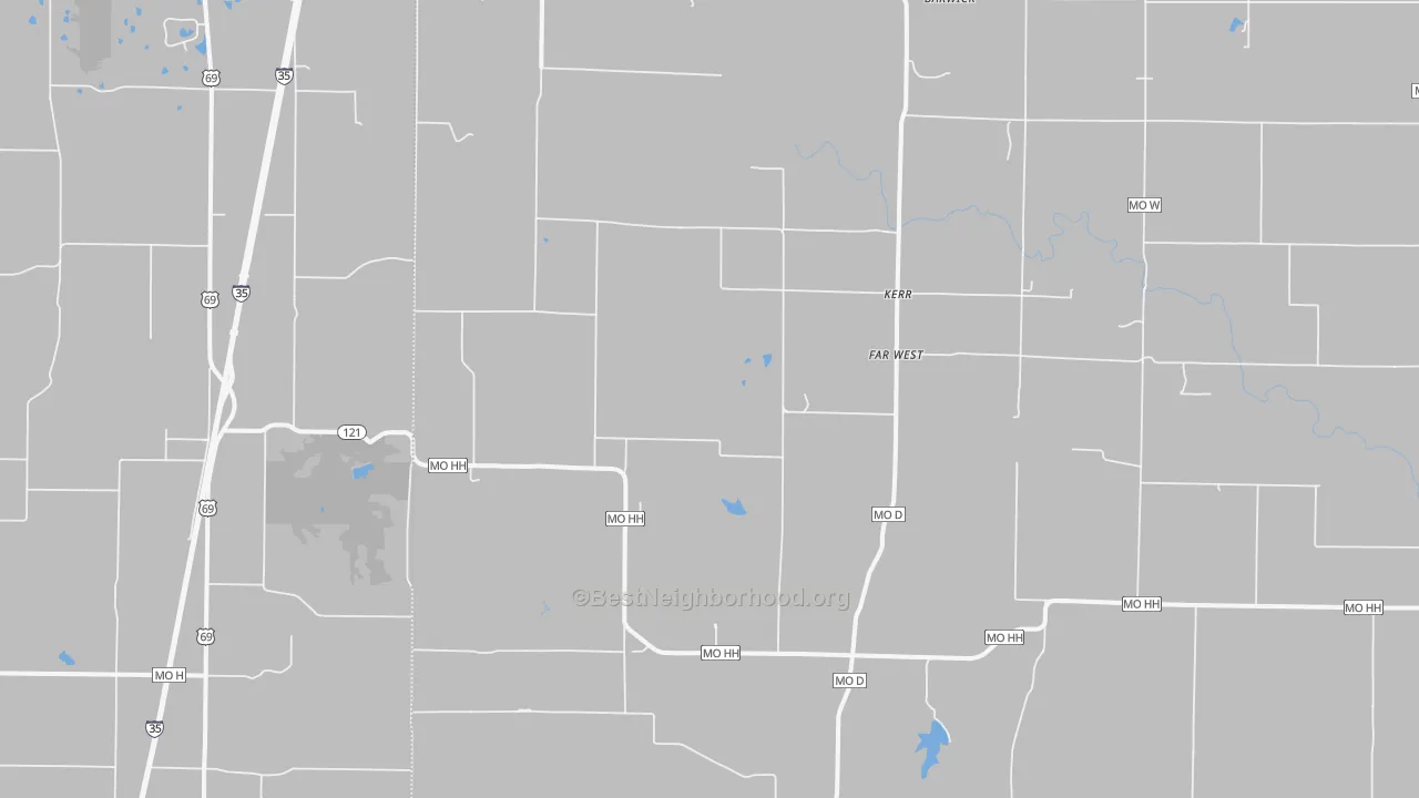 Transit Grade map of Kerr, MO