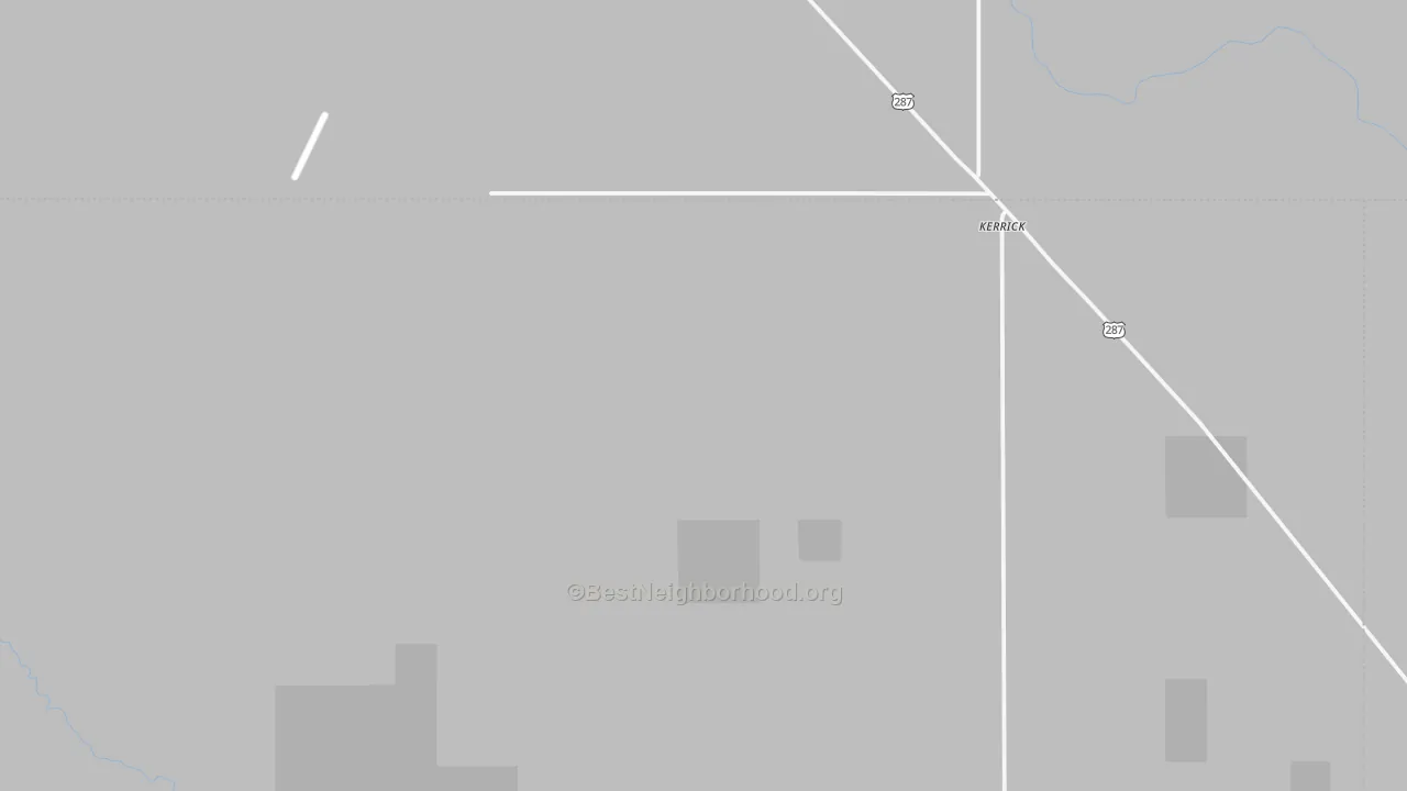 Transit Grade map of Kerrick, TX