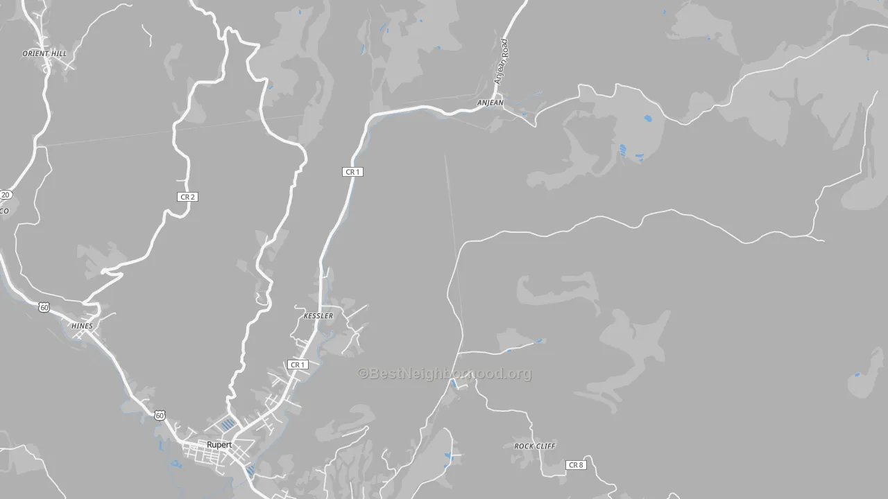 Transit Grade map of Kessler, WV