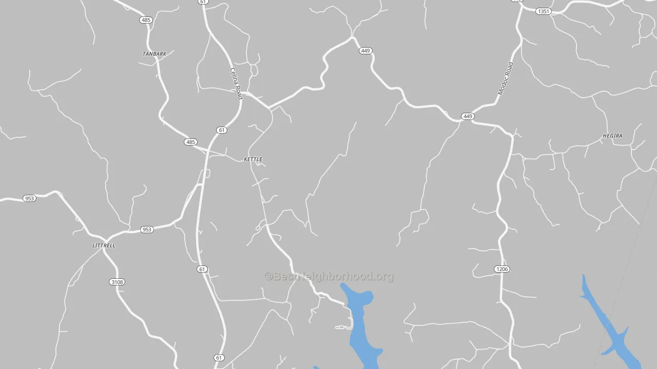 Transit Grade map of Kettle, KY