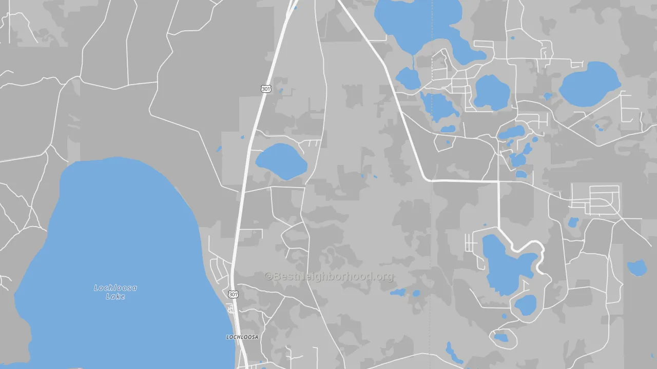 Transit Grade map of Keuka, FL