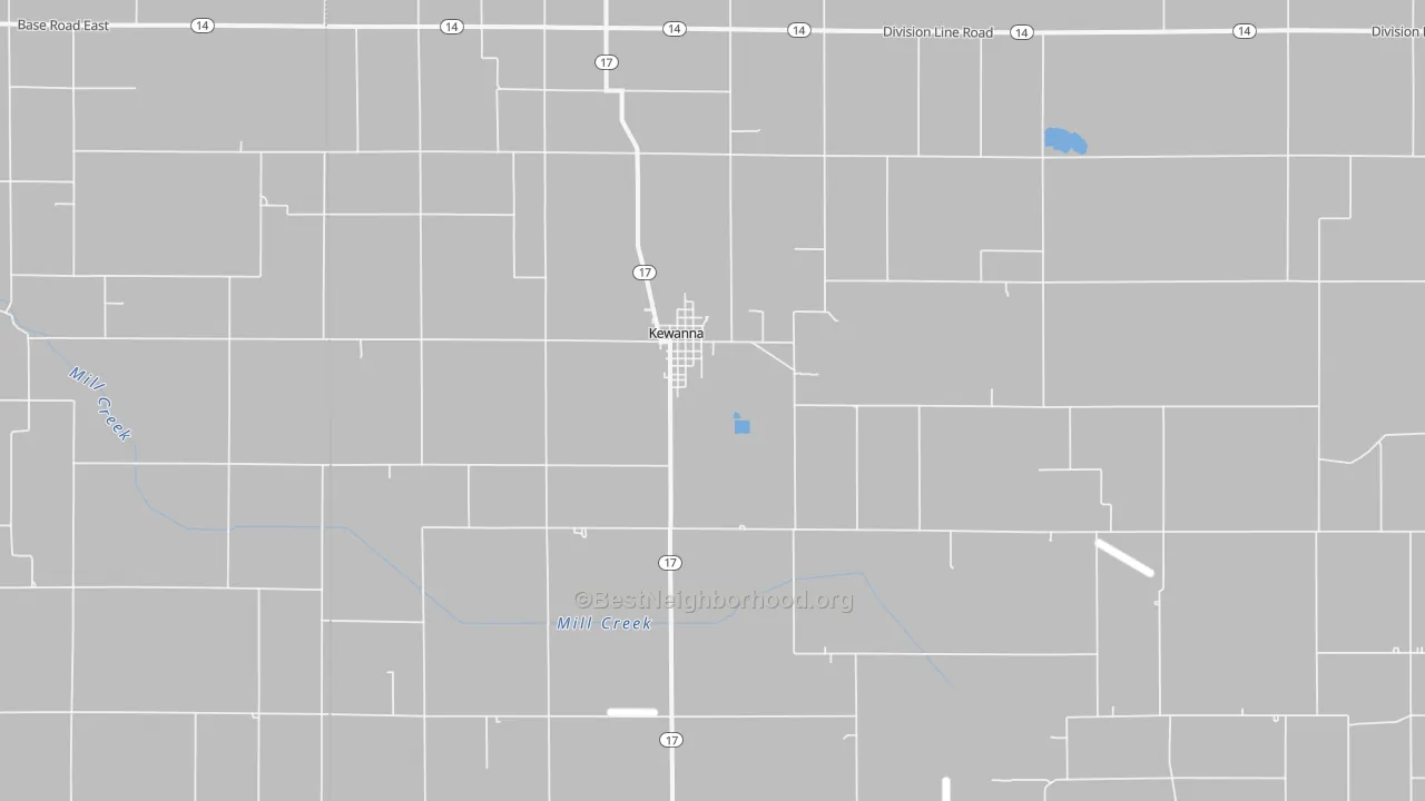 Transit Grade map of Kewanna, IN