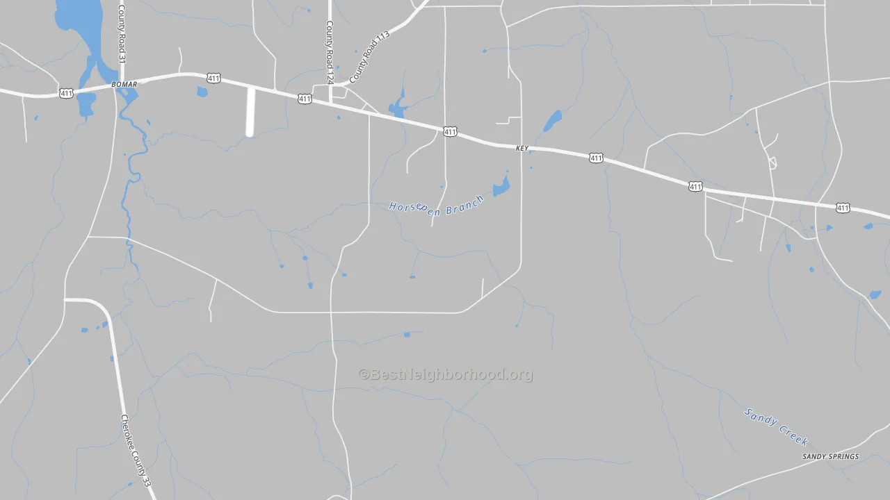 Transit Grade map of Key, AL