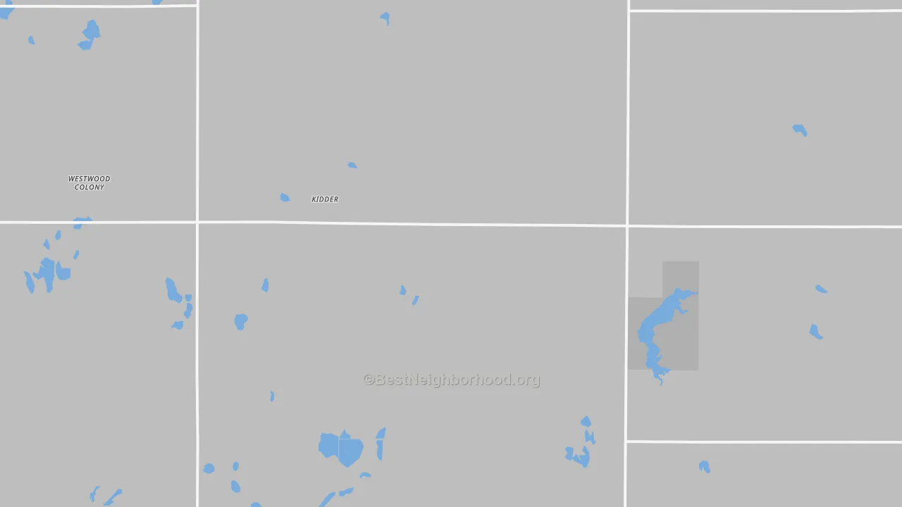 Transit Grade map of Kidder, SD