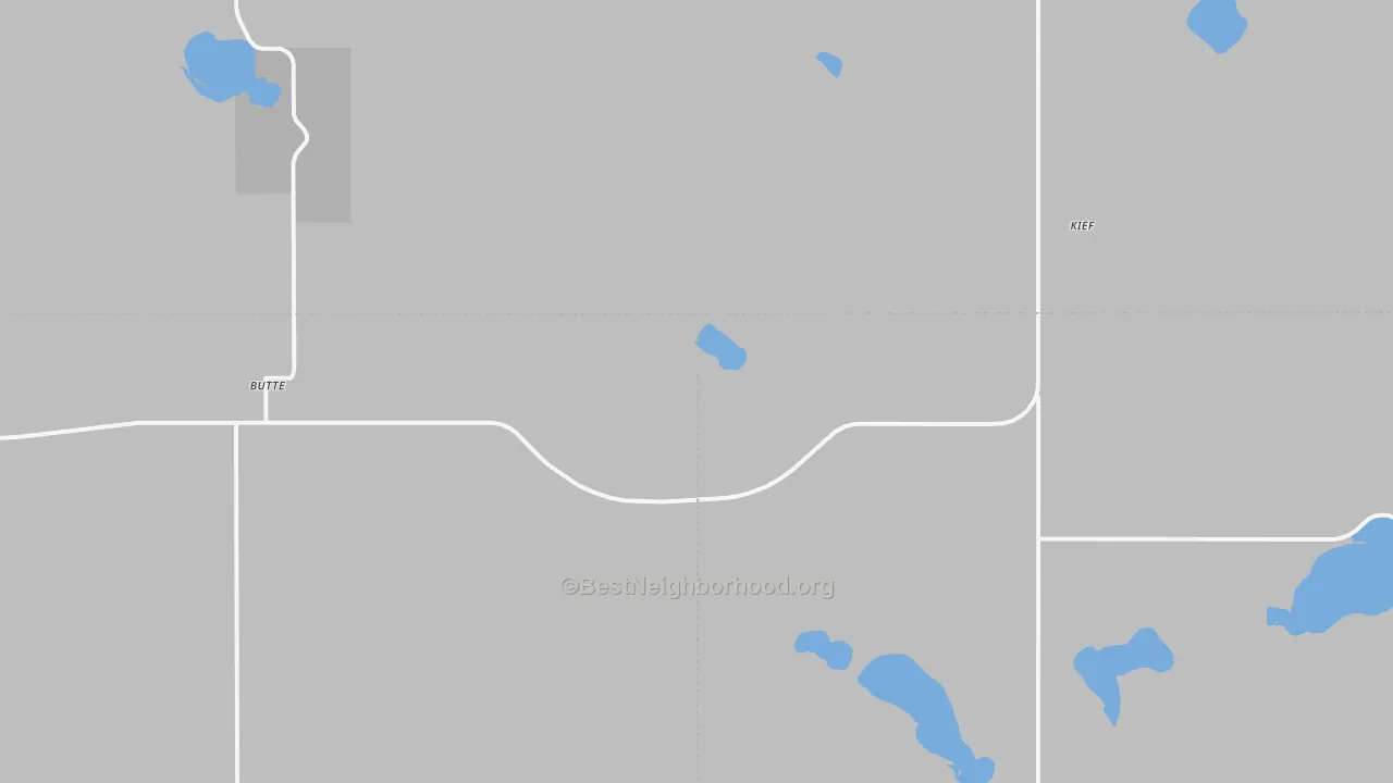 Transit Grade map of Kief, ND