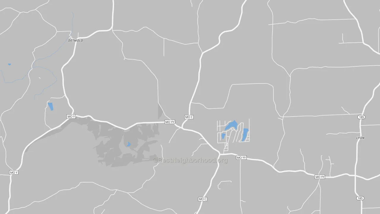 Transit Grade map of Kiel, MO