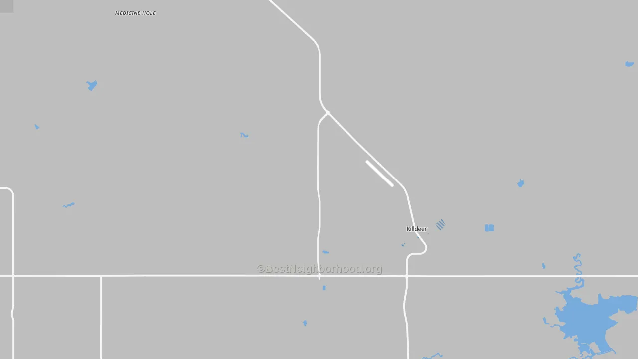 Transit Grade map of Killdeer, ND
