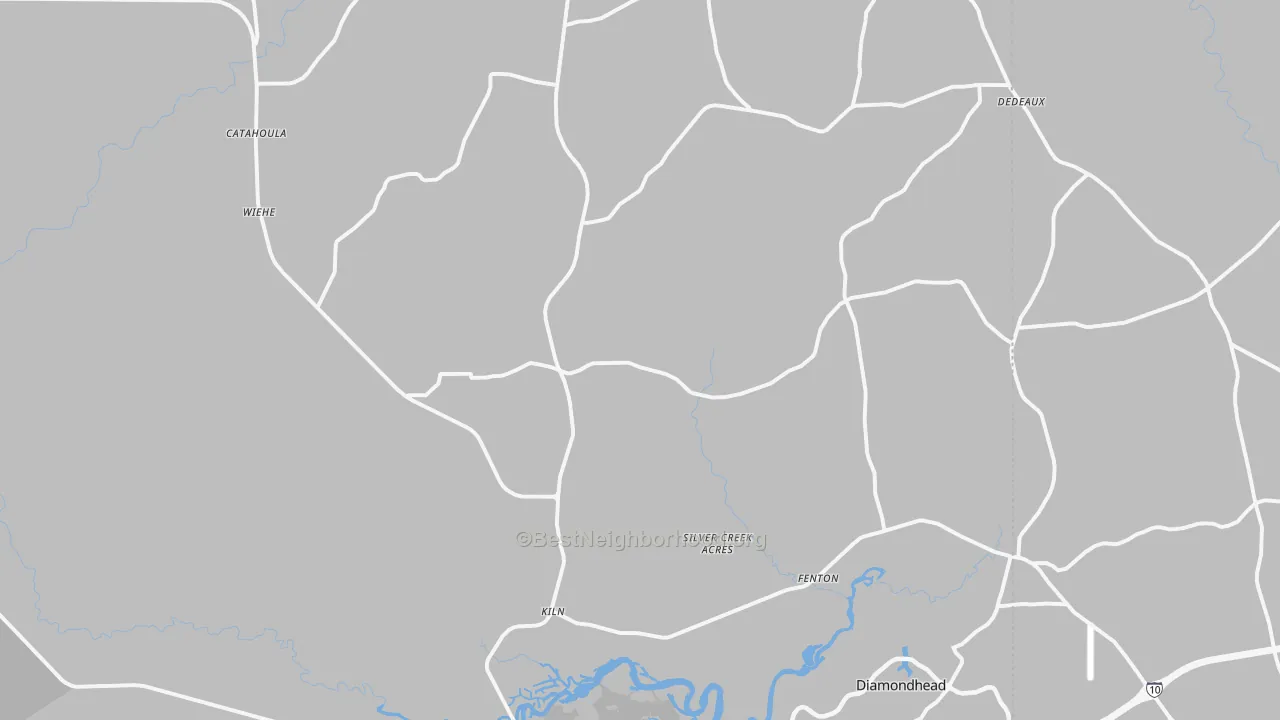 Transit Grade map of Kiln, MS