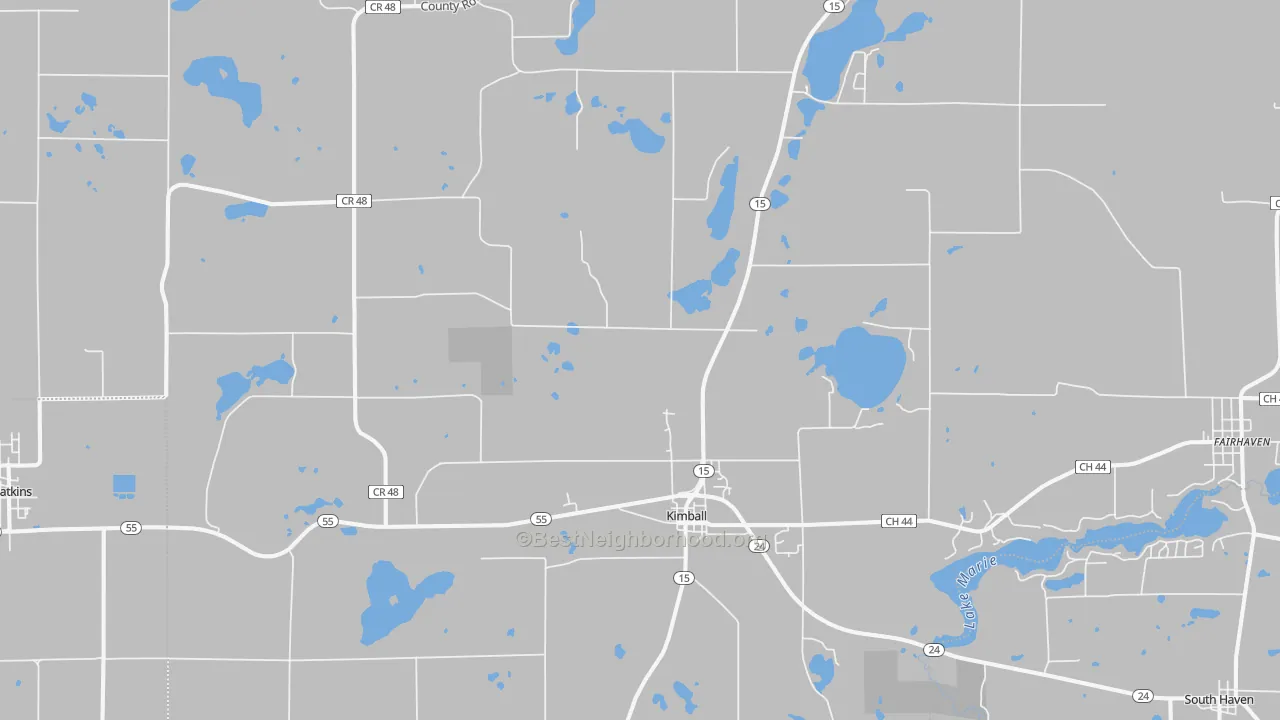 Transit Grade map of Kimball, MN