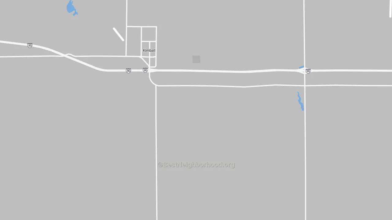 Transit Grade map of Kimball, SD