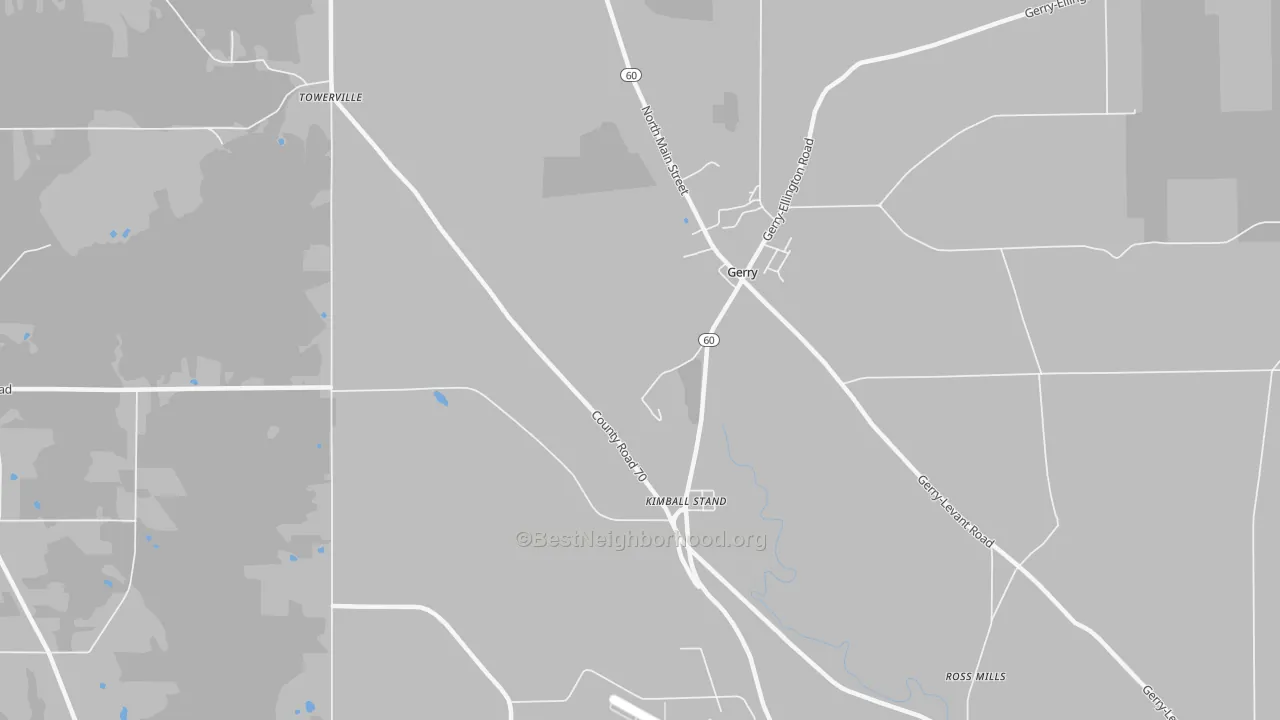 Transit Grade map of Kimball Stand, NY