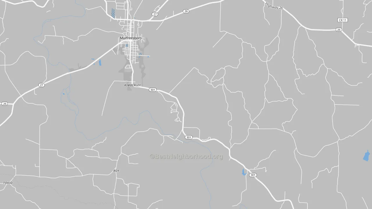 Transit Grade map of Kimberley, AR
