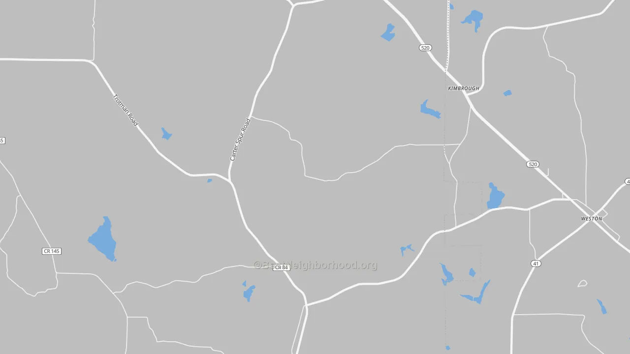 Transit Grade map of Kimbrough, GA