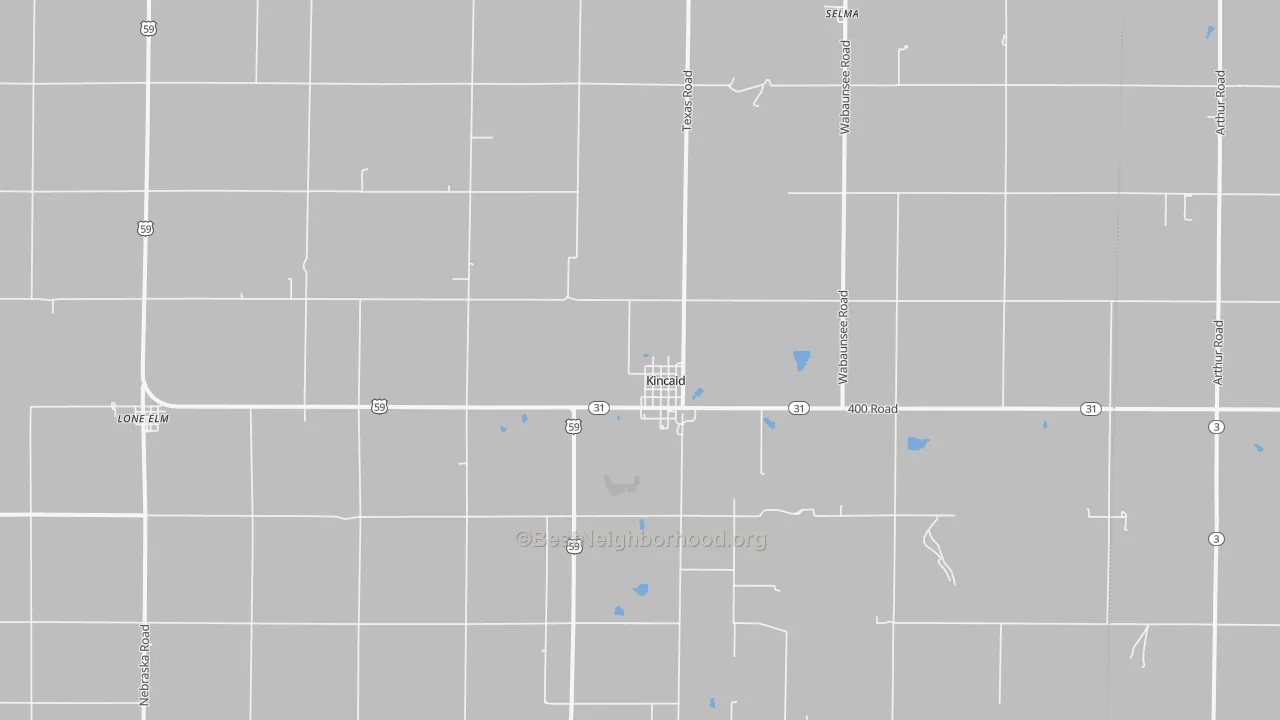 Transit Grade map of Kincaid, KS