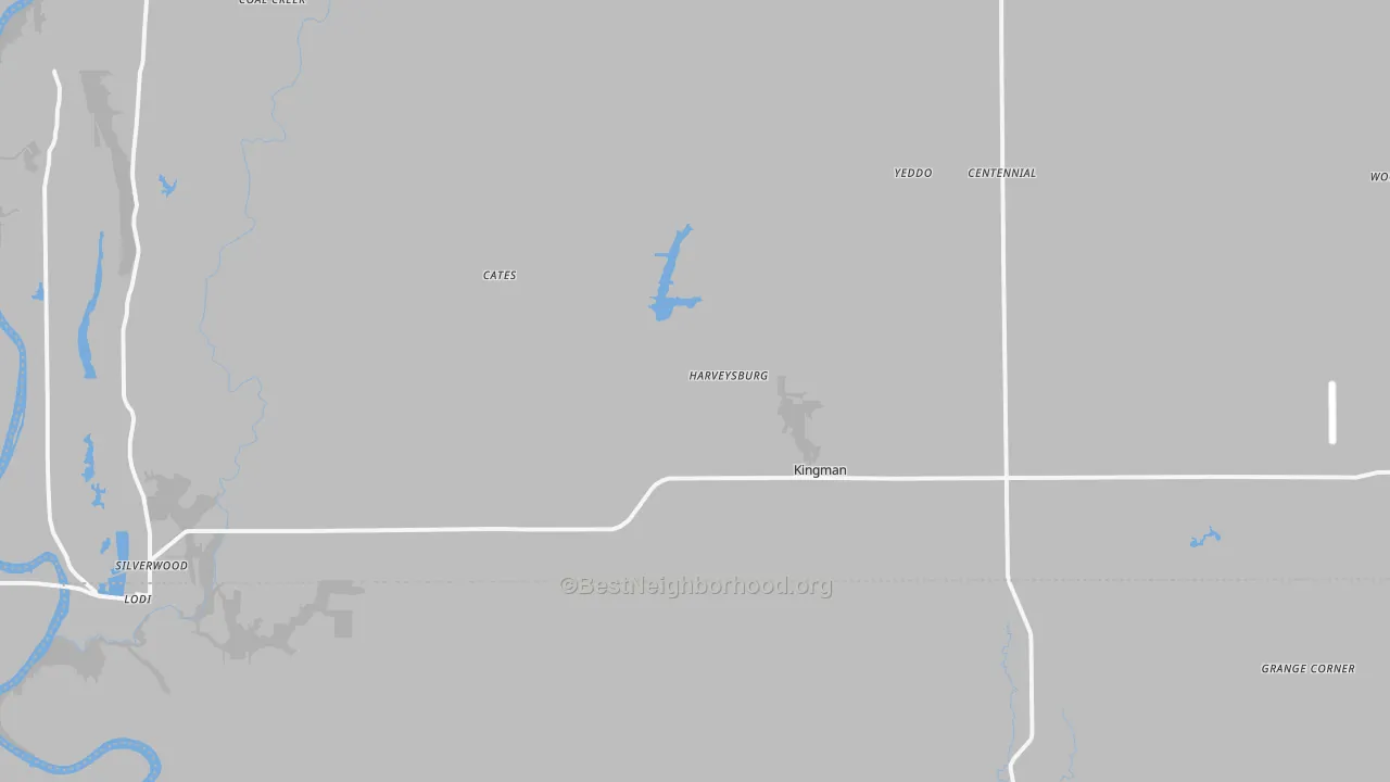 Transit Grade map of Kingman, IN