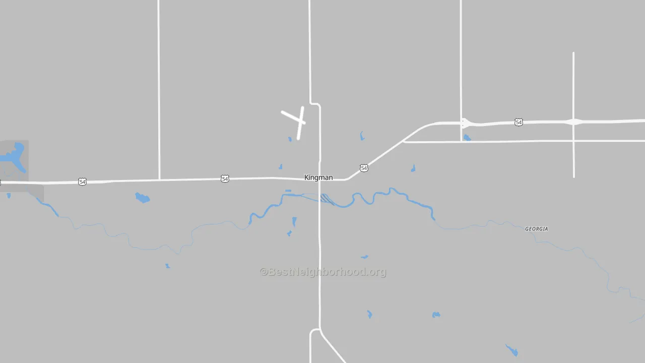 Transit Grade map of Kingman, KS