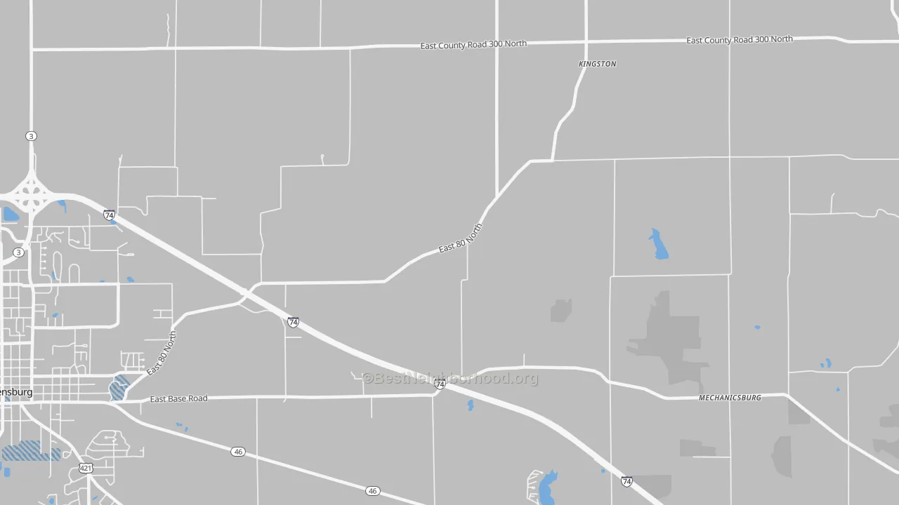Transit Grade map of Kingston, IN